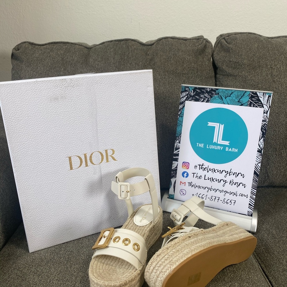 Authentic Christian Dior Espadrilles Sandals 40 - Picture 5 of 5